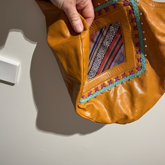 New condition Mahiya Ethically Sourced Leather Boho Handbag - Picture 14 of 16